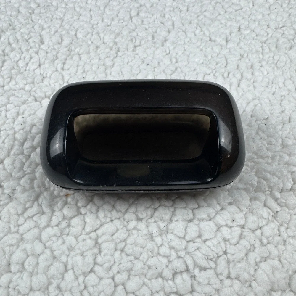 Vintage 1981 Eldon Office‎ Products Black Plastic Business Card Holder Desk Tray